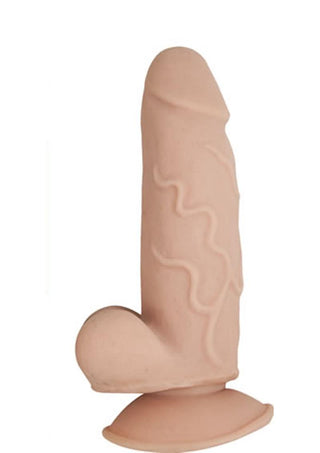 Realcocks Dual Layered #1 Bendable Dildo - Flesh/Vanilla - 5.5in