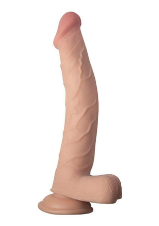 Realcocks Dual Layered Bendable Dildo - Vanilla - 10in