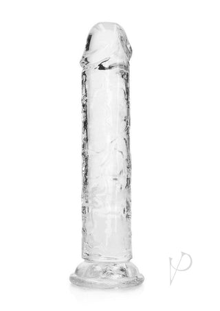 Realrock Skin Realistic Straight Dildo Without Balls - Clear - 7in