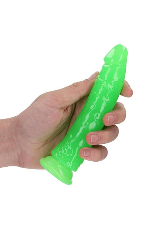 Realrock Slim Glow In The Dark Dildo with Suction Cup