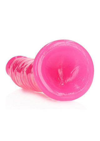 Realrock Slim Glow In The Dark Dildo with Suction Cup