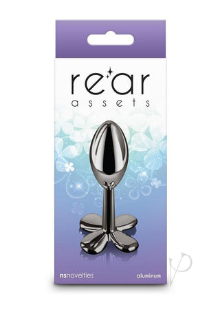 Rear Assets Clover Aluminum Anal Plug - Smoke