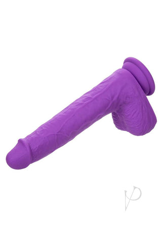 Rechargeable Gyrating and Thrusting Silicone Studs - Purple