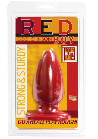 Red Boy - Large Butt Plug - Red