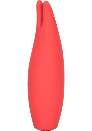 Red Hot Flare USB Rechargeable Silicone Massager Waterproof - Red