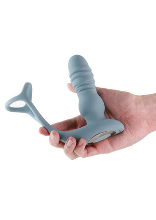 Renedage The Handyman Rechargeable Silicone Cock Ring and Prostate Massager with Remote