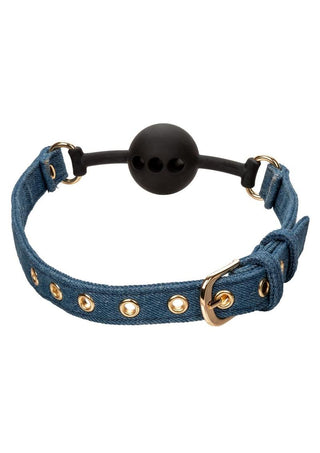 Ride 'Em Premium Denim Collection Ball Gag