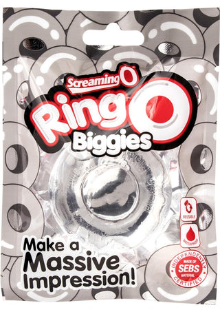 Ringo Biggies Cock Ring Waterproof - Clear