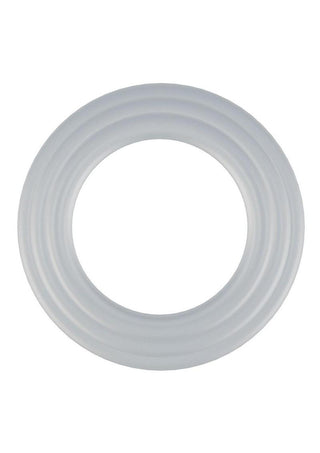 Rock Solid Tri-Pack Silicone Gasket Cock Ring - White