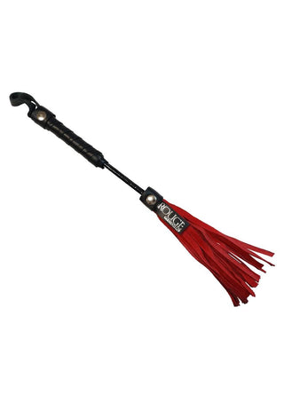 Rouge Leather Mini Flogger - Red