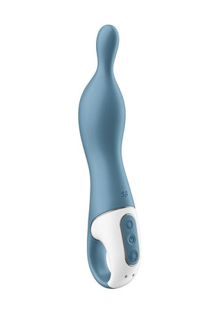 Satisfyer A-Mazing 1 Silicone Vibrating Stimulator - Blue