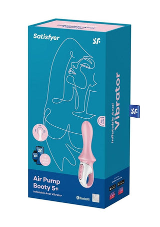 Satisfyer Air Pump Booty 5+ Connect App - Red