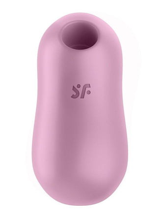 Satisfyer Cotton Candy Rechargeable Silicone Clitoral Stimulator - Lilac/Purple