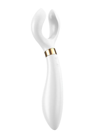 Satisfyer Endless Fun Silicone Magnetic USB Recharge Multifunctional Vibrator Waterproof - White