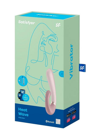 Satisfyer Heat Wave Silicone Warming Rabbit Vibrator - Mauve/Purple