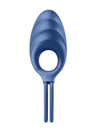 Satisfyer Men Swordsman Silicone Cock Ring - Blue