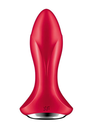 Satisfyer Rotator Plug 1+ Silicone Vibrating Anal Stimulator - Red