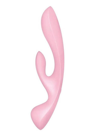 Satisfyer Triple Oh Rechargeable Silicone Dual Stimulating Vibrator