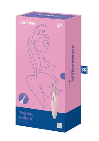 Satisfyer Twirling Delight Rechargeable Stimulator - Pink/Rose