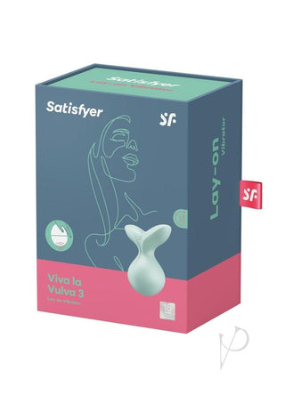 Satisfyer Viva LA Vulva 3 Rechargeable Silicone Clitoral Stimulator - Green/Mint