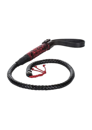 Scandal Bull Whip - Black/Red