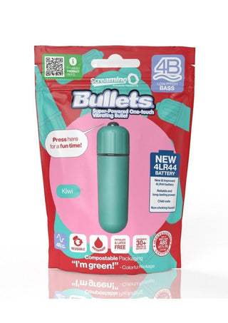 Screaming O 4b Bullet Vibrator - Green/Kiwi