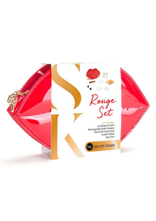 Secret Kisses Rouge - Gold/Red - 5 Pieces/Set