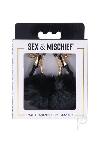 Sex and Mischief Nipple Clamps - Black/Rose Gold