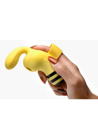 Shegasm Sucky Bee Rechargeable Silicone Clitroal Stimulating Finger Vibe