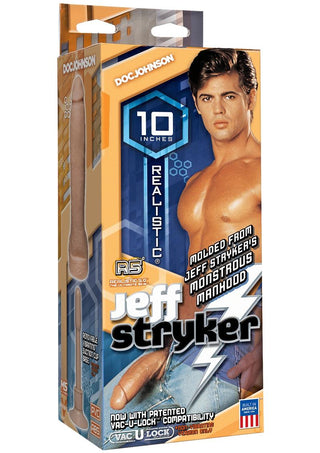 Signature Cocks Jeff Stryker Dildo - Flesh/Vanilla - 10in