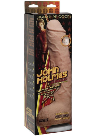 Signature Cocks John Holmes Dildo - Vanilla - 9.5in