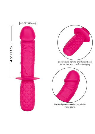 Silicone Grip Thruster Pink Anal