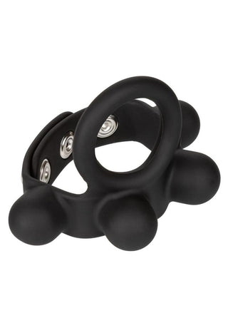 Silicone Medium Weighted C-Ring Ball Stretcher Cock Ring