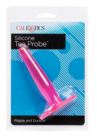 Silicone Tee Probe Butt Plug - Pink