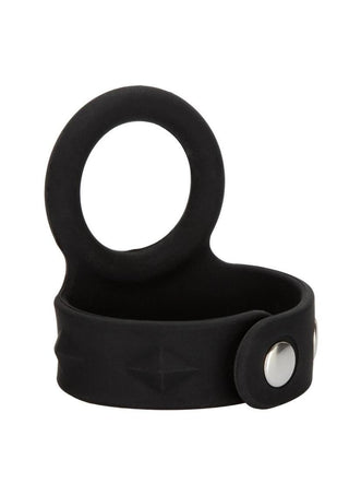 Silicone Tri-Snap Scrotum Support Cock Ring