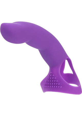 Simple and True Extra Touch Silicone Finger Massager - Purple