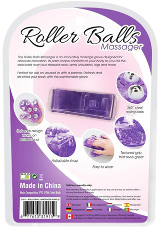 Simple and True Roller Balls Massager Glove