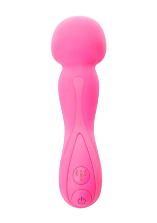 Sincerely Wand Vibe Silicone Rechargeable Vibrator - Pink