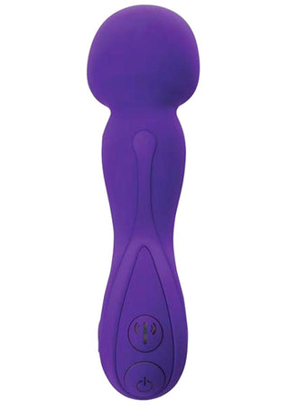 Sincerely Wand Vibe Silicone Rechargeable Vibrator - Purple