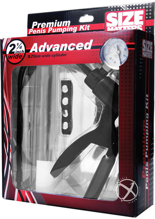 Size Matters Premium Penis Pumping Kit - Advanced Size - Clear