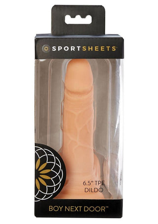 Sportsheets Boy Next Door Dildo - Flesh/Vanilla - 6.5in