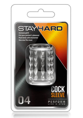 Stay Hard Cock Sleeve 04 - Clear