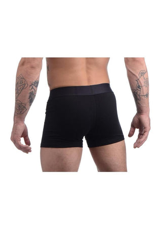 Strap U Armor Mens Boxer Harness with O-Ring - Black - Large/XLarge