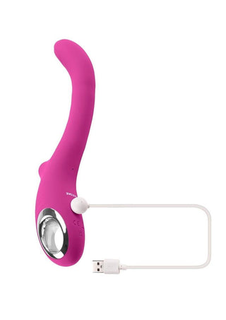 Strike A Pose Rechargeable Silicone Dual Vibrator