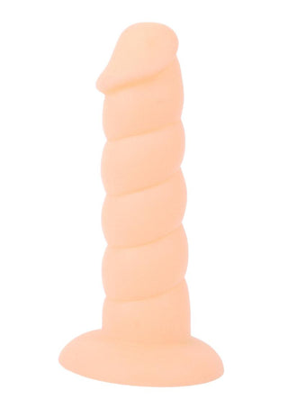 Suga' Daddy Silicone Dildo - Flesh/Vanilla - 5.5in