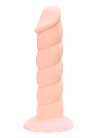 Suga' Daddy Silicone Dildo - Flesh/Vanilla - 9.5in