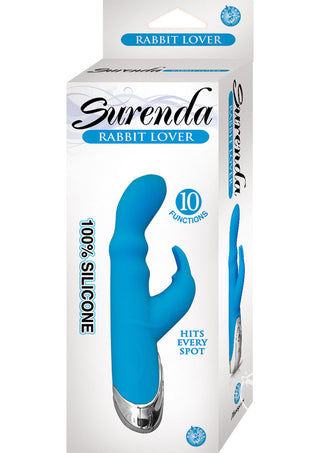 Surenda Rabbit Lover Silicone Vibrator - Blue