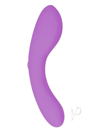 Swan Mini Swan Wand Rechargeable Silicone Glow In The Dark Massager - Glow In The Dark/Purple