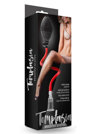 Temptasia Beginner's Clitoral Pump - Black/Red