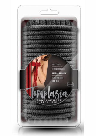 Temptasia Bondage Rope - Black - 32 Feet